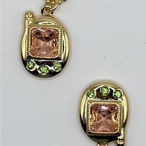 Tamagem charm necklace•custom made•14k gold vermeil•18” + 2” extender